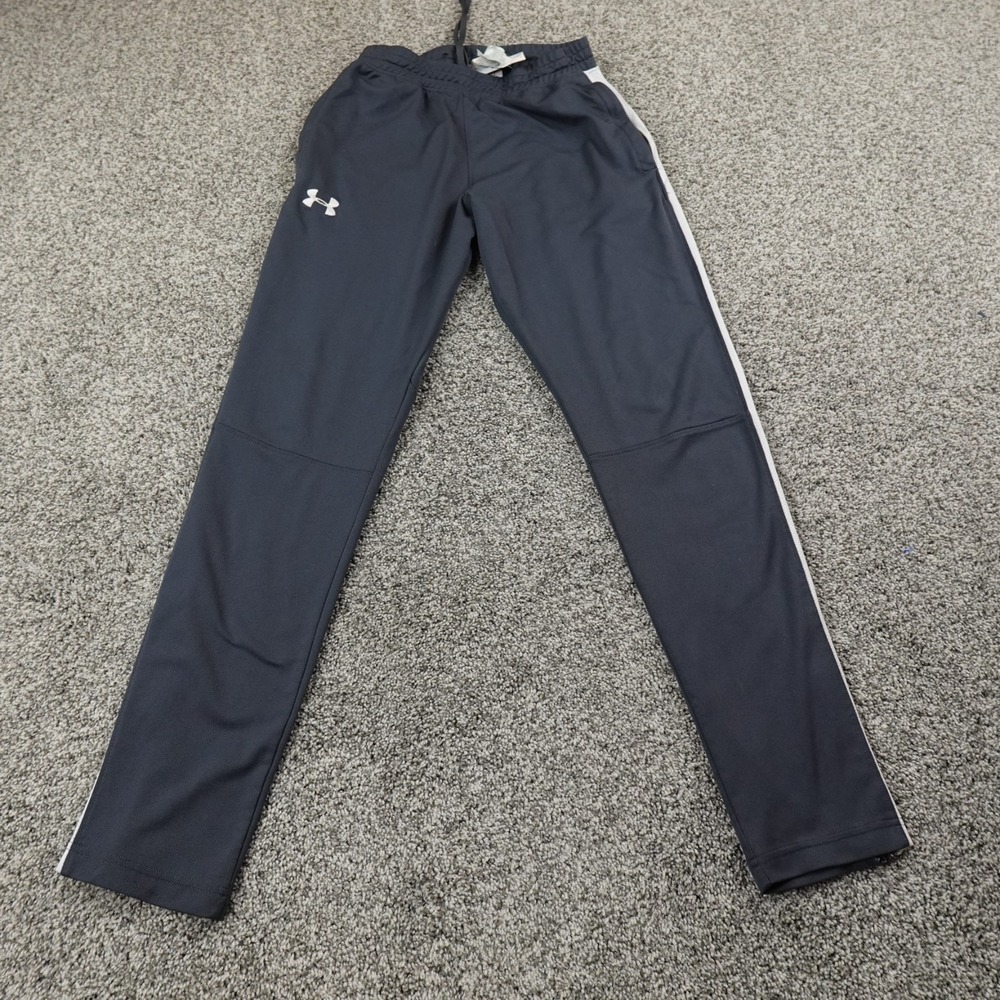 Under Armour Pants Mens  S Gray Fitted Drawstring‎ Jogger Sweatpants Gym Workout